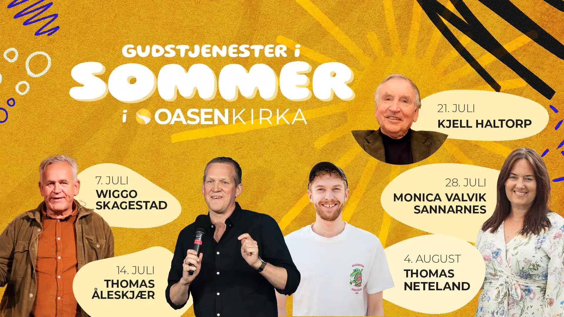 Sommermøter i Oasenkirka Søgne 2024
